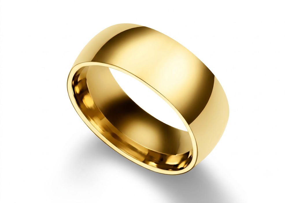 Sleek Titanium & Stainless Steel Tail Ring