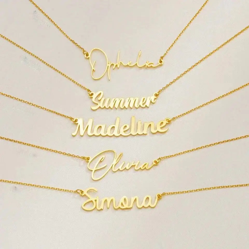 Personalized Necklace (Stainless Steel Pendant)
